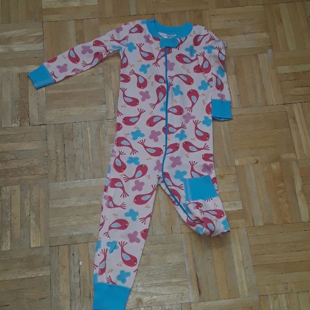 Hanna Andersson footless zip PJs